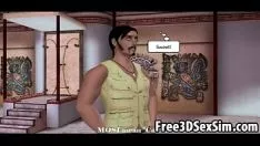 Reproduzir Esboço 3d gostoso Tribade gostosos andando de trenó juntos