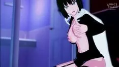 Reproduzir Fubuki brincando com seus peitos enormes - one punch man