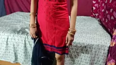 تشغيل يائسة للحصول على ديك كبير: ليلة الشرج و Creampie الهندي Bhabhi