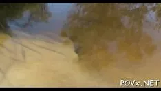 Redare Sever sashay devine pisicuța udă din interior din nou și din nou
