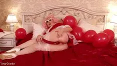 Oynat Milf pisi-kedi onanism ve hava dalgaları eğlencesi, st. güzel tatil mizah yayın porno video kaydı