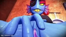 চালান Undyne স্ক্রু পায়